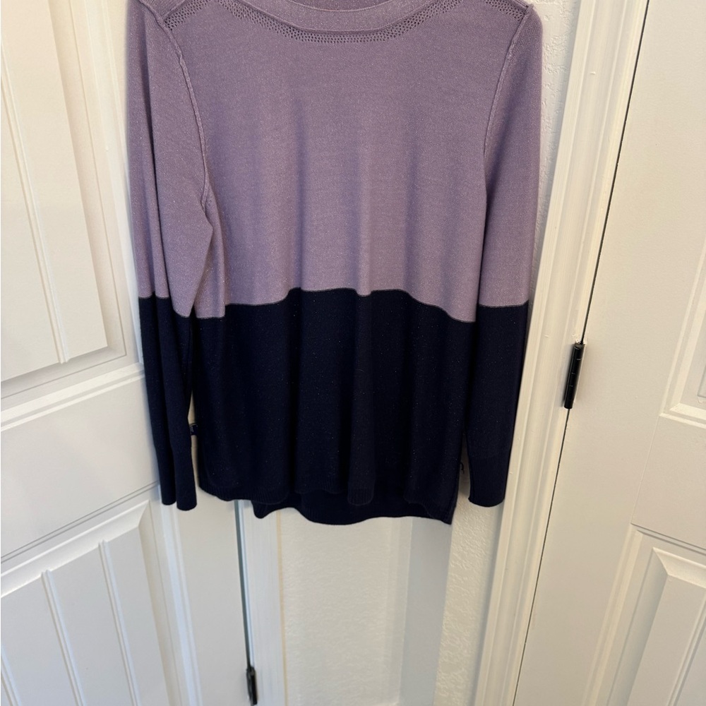 Comfy casual sweater two tone 2X